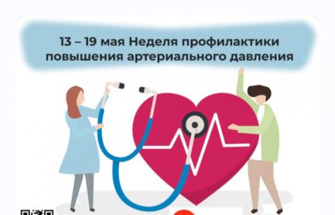 С 13 по 19 мая Неделя профилактики повышения артериального давления 