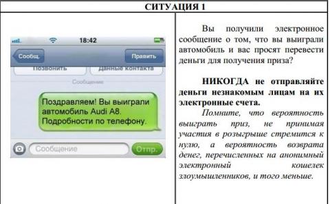 Памятка для информирования граждан о способах мошенничества и кражи с карт